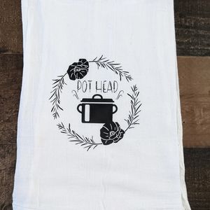 Pot Head Hand Towel